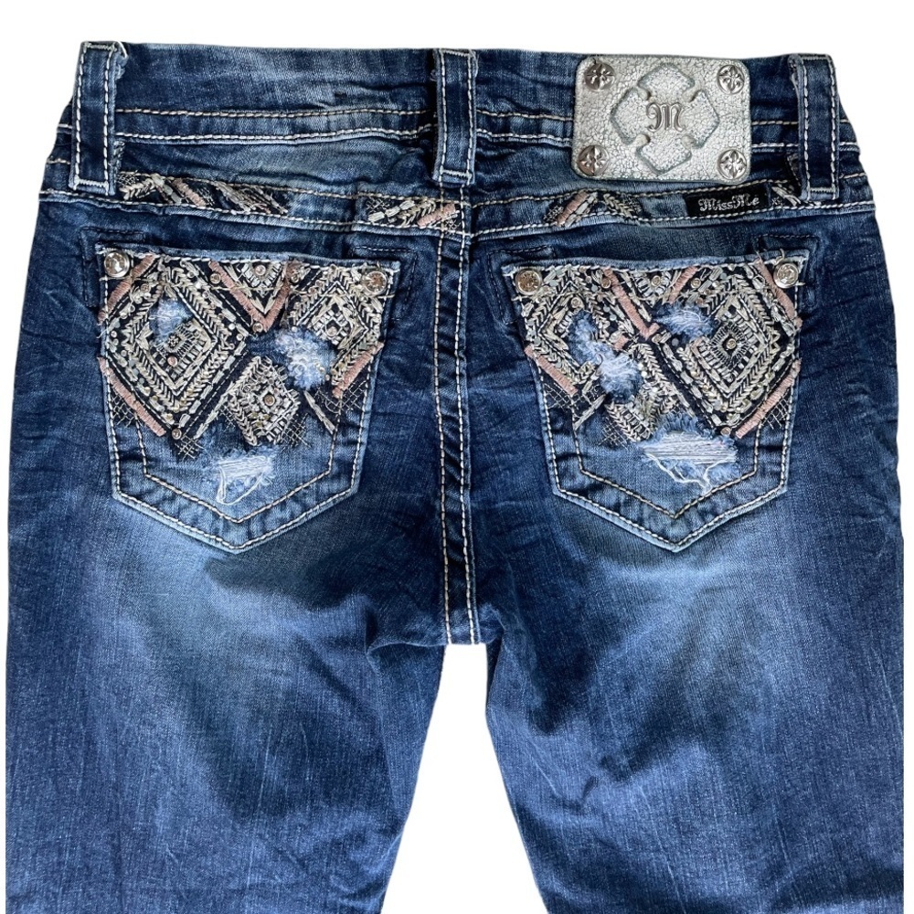 Miss me jeans mid - rise easy crop sz 26